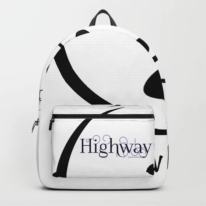 Hello Fellow Traveller Back Pack by HighwayForSouls